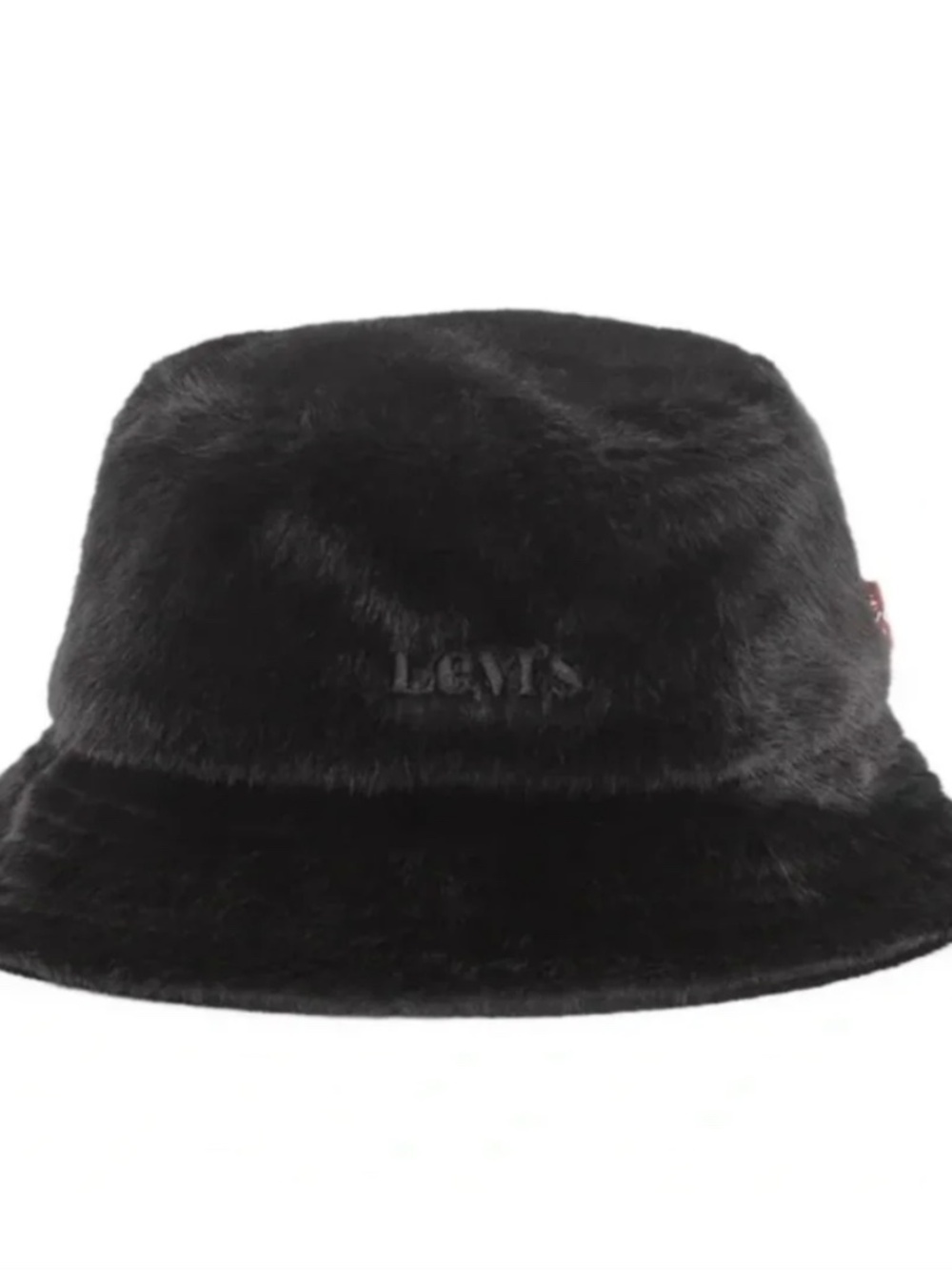 Black Fuzzy Levi's Bucket Hat y2k 90s *accepting offers